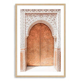 Gold Moroccan Door-The Paper Tree-arch,arch door,arches,architecture,boho,gold,gold door,golden,moroccan,moroccan arch,morocco,orange,premium art print,TEMPLE,wall art,Wall_Art,Wall_Art_Prints