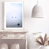 Sailing Boats-The Paper Tree-boat,coast,coastal,hamptons,ocean,portrait,premium art print,ripples,sail,sail boat,sailing,wall art,Wall_Art,Wall_Art_Prints,water,waves