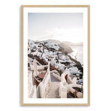 A View Of Oia Town In Santorini