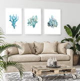 Blue Coral IIII-The Paper Tree-Art_Prints,Artwork,BEACH,blue,blue coral,coastal,COASTAL ART,coral,Designer,HAMPTON,hamptons,portrait,premium art print,wall art,Wall_Art,Wall_Art_Prints