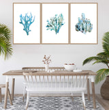 Blue Coral IIIII-The Paper Tree-Art_Prints,Artwork,BEACH,blue,blue coral,coastal,COASTAL ART,coral,Designer,hamptons,portrait,premium art print,wall art,Wall_Art,Wall_Art_Prints