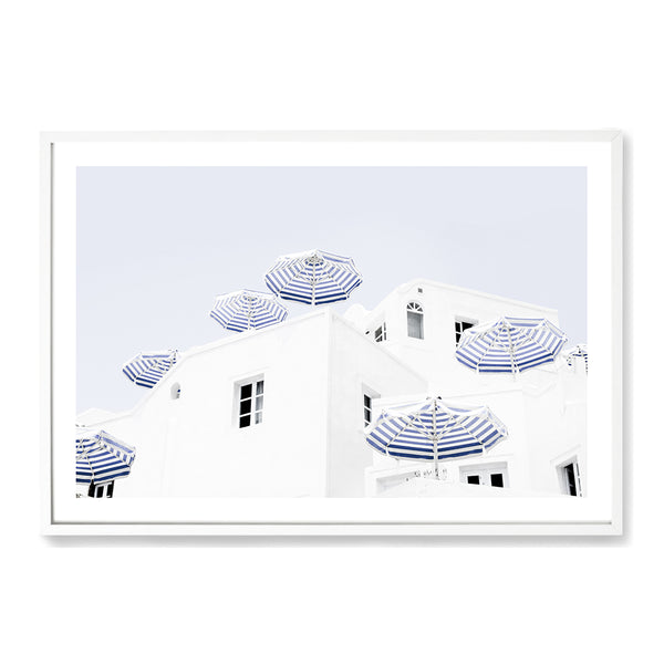 Santorini Umbrellas