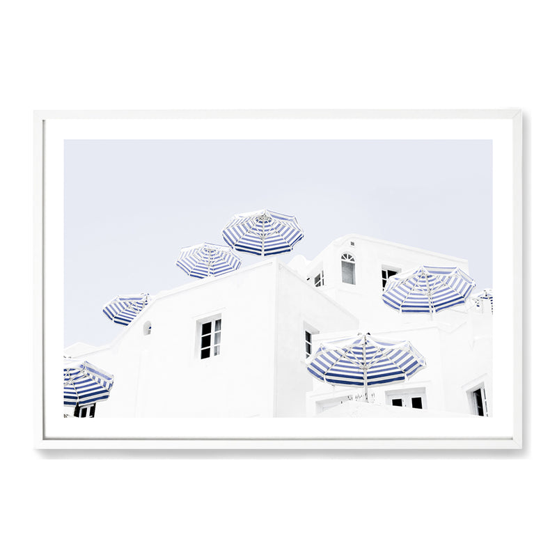 Santorini Umbrellas