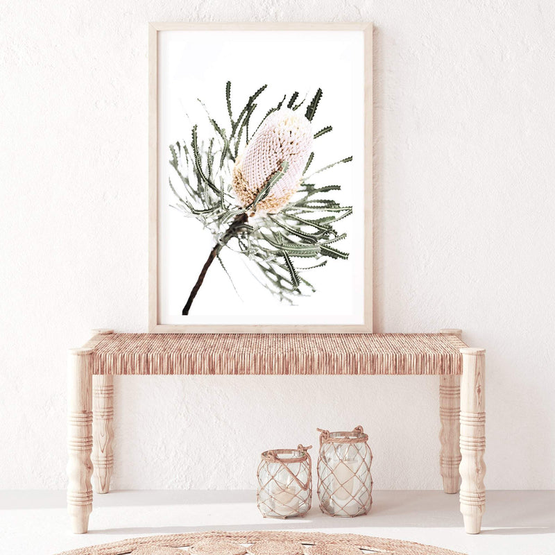 Australian Native Banksia Floral-The Paper Tree-australia,australian,australian art,australian native,australiana,Banksia,Banksia flower,floral,flower,flowers,green,hamptons,muted tone,native,native flower,native flowers,neutral,portrait,premium art print,wall art,Wall_Art,Wall_Art_Prints,yellow