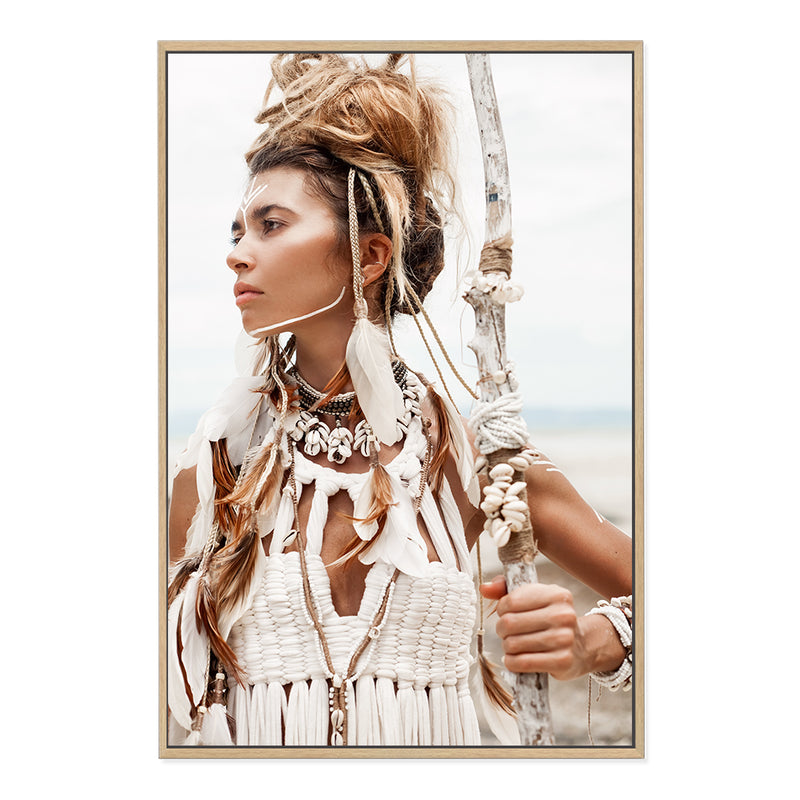 Tribal Woman in White