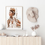 Tribal Woman in White