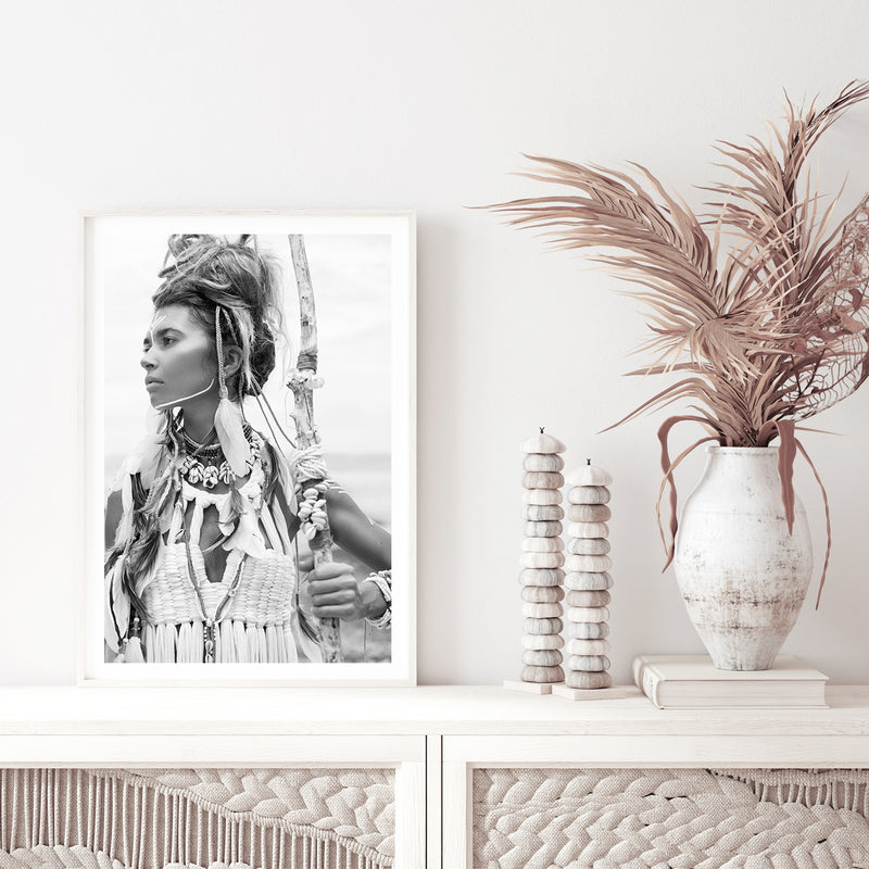 Tribal Woman in White II