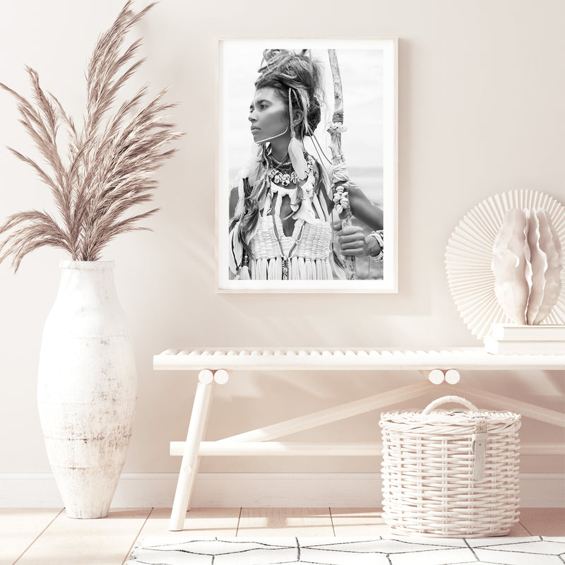 Tribal Woman in White II