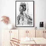 Tribal Woman in White II