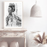 Tribal Woman in White II