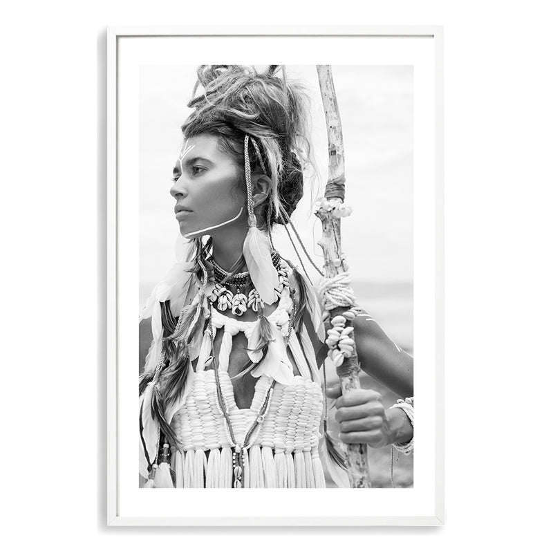 Tribal Woman in White II