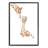 Baby Giraffe II-The Paper Tree-africa,AFRICAN ANIMAL,African animals,animal,Artwork,BABY GIRAFFE,giraffe,nursery,orange,portrait,premium art print,wall art,Wall_Art,Wall_Art_Prints,WATERCOLOR,watercolour,watercolour giraffe