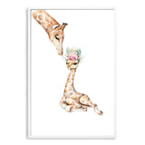 Baby Giraffe II-The Paper Tree-africa,AFRICAN ANIMAL,African animals,animal,Artwork,BABY GIRAFFE,giraffe,nursery,orange,portrait,premium art print,wall art,Wall_Art,Wall_Art_Prints,WATERCOLOR,watercolour,watercolour giraffe