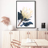 Yellow Protea II-The Paper Tree-floral,flower,flowers,portrait,premium art print,protea,protea flower,protea flowers,wall art,Wall_Art,Wall_Art_Prints,yellow,yellow flower