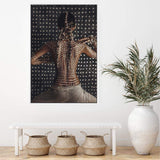 Tribal Woman-The Paper Tree-Artwork,bohemian,boho,gypsy,gypsy woman,portrait,premium art print,tan,tribal,TRIBAL WOMAN,wall art,Wall_Art,Wall_Art_Prints