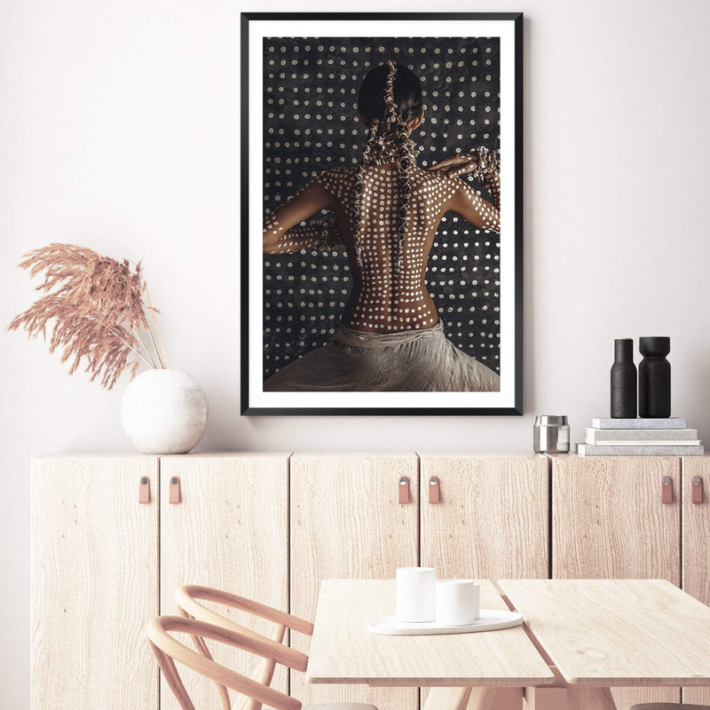 Tribal Woman-The Paper Tree-Artwork,bohemian,boho,gypsy,gypsy woman,portrait,premium art print,tan,tribal,TRIBAL WOMAN,wall art,Wall_Art,Wall_Art_Prints