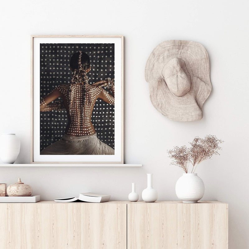 Tribal Woman-The Paper Tree-Artwork,bohemian,boho,gypsy,gypsy woman,portrait,premium art print,tan,tribal,TRIBAL WOMAN,wall art,Wall_Art,Wall_Art_Prints