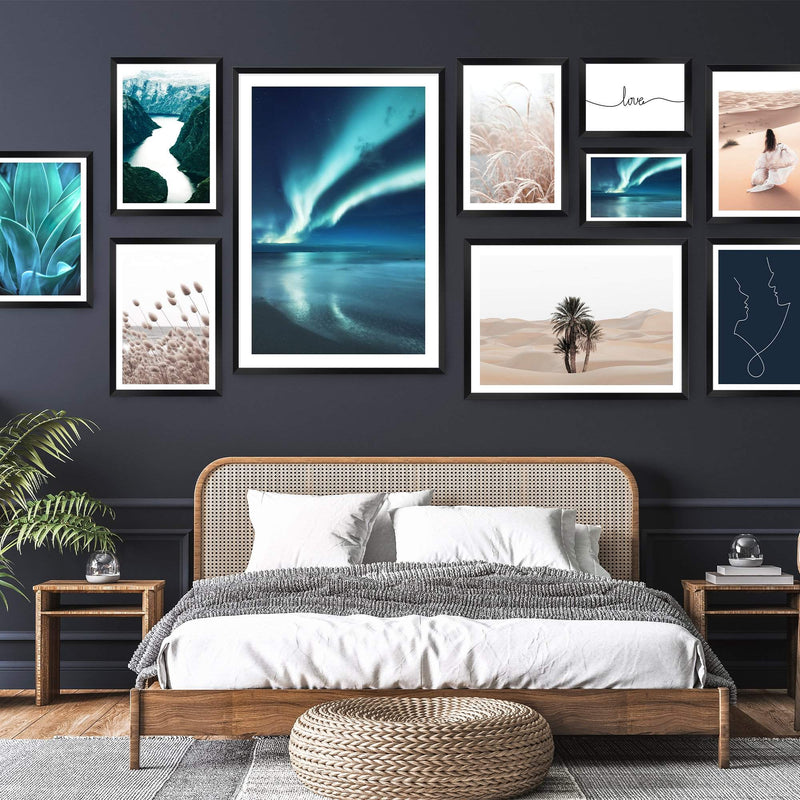 Aurora Reflections | Northern Lights-The Paper Tree-alaska,america,aurora,beach,blue,clear water,evironment,green,lights,nature,night,night sky,northern lights,ocean,polar,polar lights,portrait,premium art print,reflective,relection,scenery,sky,teal,wall art,Wall_Art,Wall_Art_Prints,water