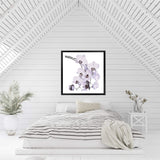 White Orchid Flowers Square-The Paper Tree-Art Print,art prints,Artwork,floral,flower,framed,hamptons,neutral,orchid,orchid flower,premium art print,square,wall art,Wall_Art,Wall_Art_Prints,white