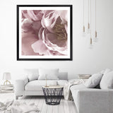 Dusty Pink Peonies Square-The Paper Tree-Art Print,art prints,Artwork,floral,flower,framed,peonies,peonies flower,peony,pink,premium art print,square,wall art,Wall_Art,Wall_Art_Prints,white