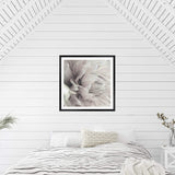 White Dahlia Square II-The Paper Tree-Art Print,art prints,Artwork,boho,DAHLIA,dahlia flower,floral,flower,framed,hamptons,neutral,premium art print,square,wall art,Wall_Art,Wall_Art_Prints,white,white flower