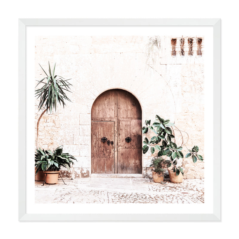 Boho Villa Arch Door | Tuscany - Square